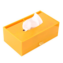 工厂定制酒店KTV客房纸巾盒 居家抽屉多功能收纳盒 亚克力纸巾盒