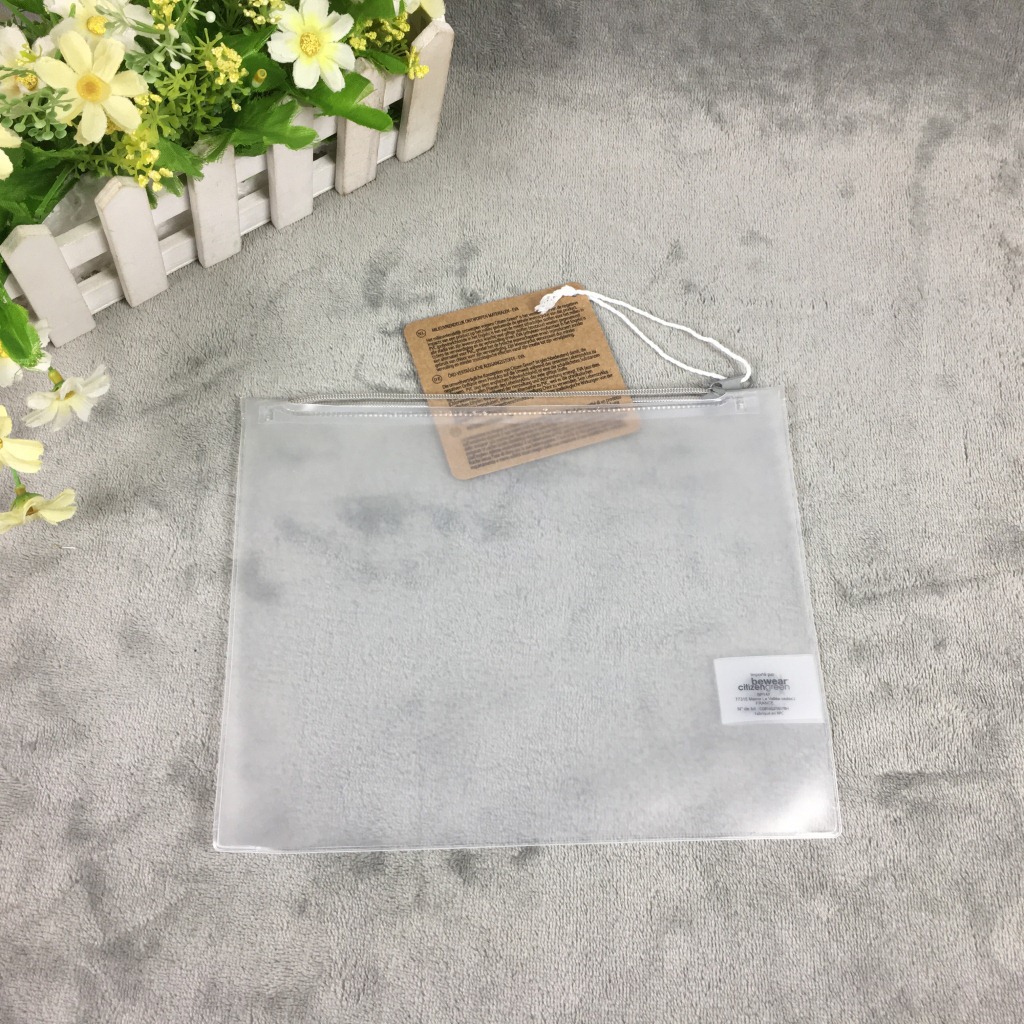 购物礼品拉链袋 透明塑料pvc包装袋定制 化妆品袋子加印logo