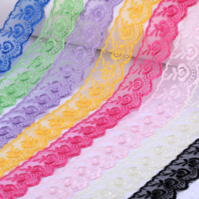 first goods in stock Of large number colour colour Lace lace 4.5 centimeter 4.5cm curtain Water soluble lace