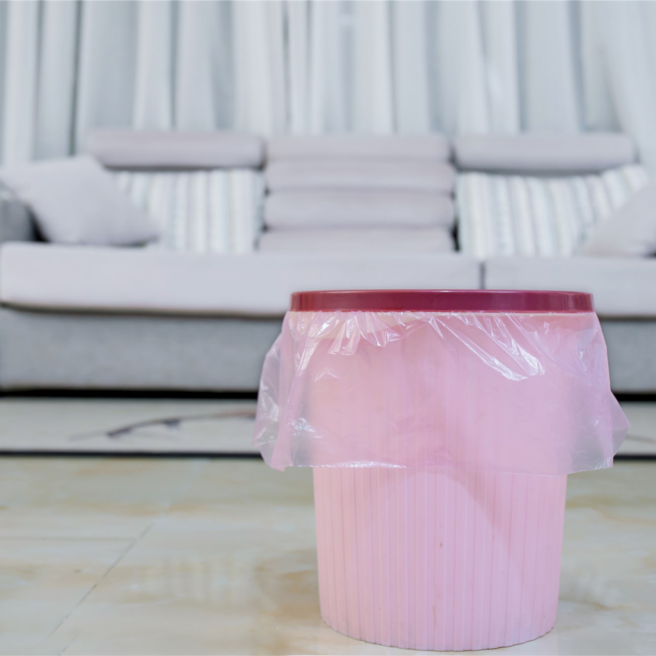 萌小福301垃圾袋-垃圾桶使用图