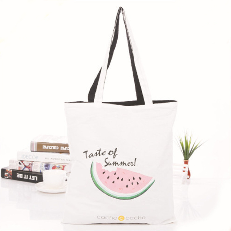 帆布袋定做logo 彩印耐磨手提帆布袋 空白创意棉布袋