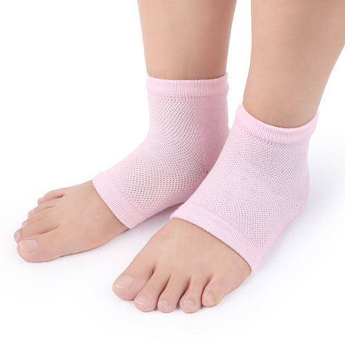 Mesh gel lined heel socks, non-slip, anti-drying, men's and women's socks, heel socks, breathable and sweat-absorbent socks