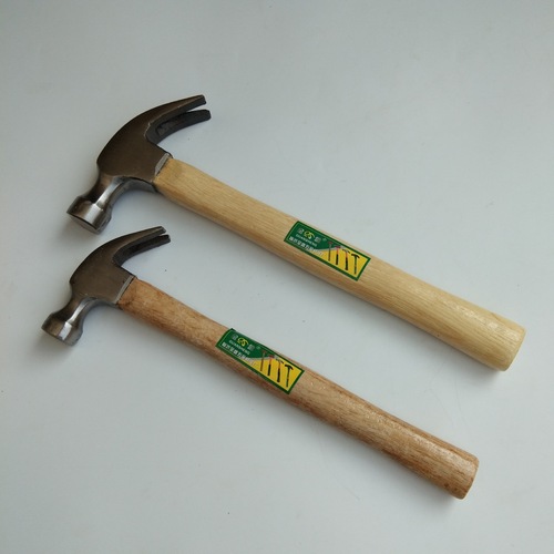 Wholesale supply of wooden handle claw hammer, hammer, nail hammer, masonry hammer 0.25kg0.5kg hardware tools