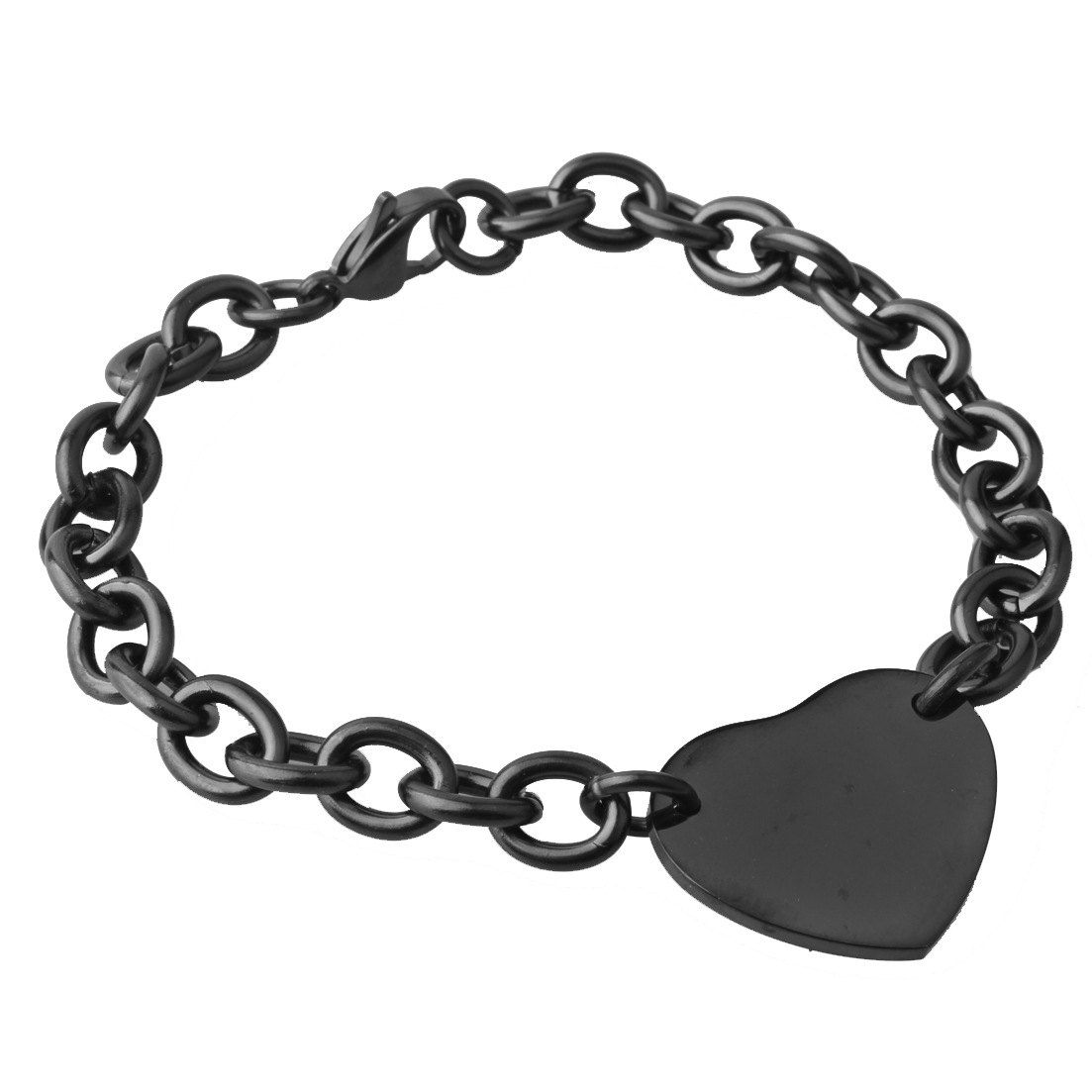 25g Weight Titanium Steel Pendant Material Bracelets Classification Titanium Steel Chain Material 1 Piece Quantity Street Occasion Titanium Steel Material Heart Shape Pattern Women's Gender Polishing Design Basic, Modern Style, Classic Style Style Basic Modern Style Classic Style Heart Shape Titanium Steel Bracelets In Bulk 10
