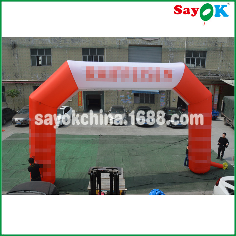 户外运动场地广告充气拱门 婚礼派对庆典装饰充气拱门广告印刷
