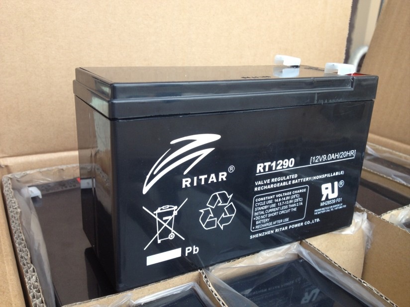 瑞达RITAR蓄电池RT1290现货 12V9AH瑞达蓄电池应急有保障