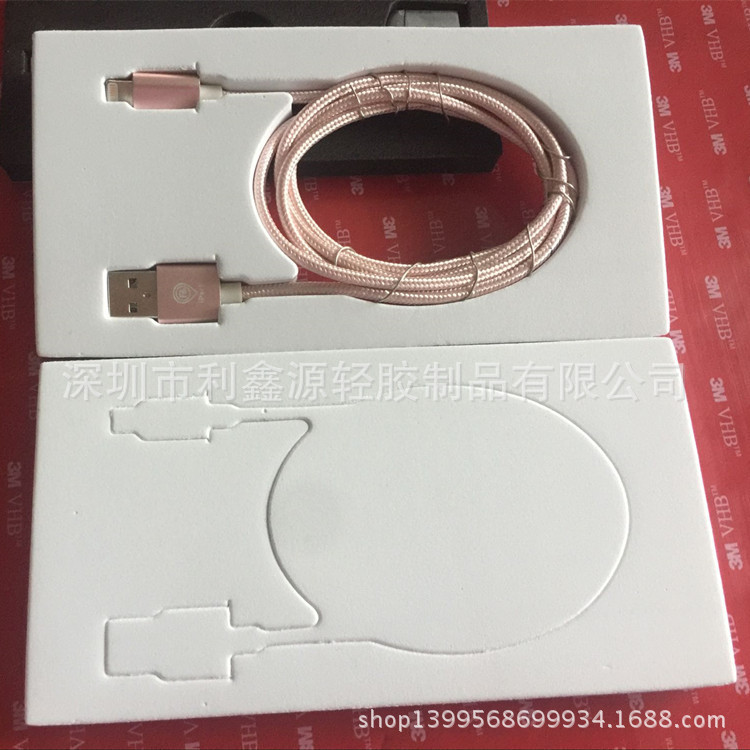 环保白色 EVA内衬 海绵胶贴 固定泡棉胶