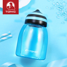 TOMIC/特美刻小蜜蜂便携玻璃杯创意时尚水杯赠杯套小礼品定制