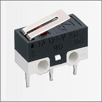 鼠标开关 三脚 带柄 轻触 微动开关 1A 125VAC 柄长7MM TIAIHUA