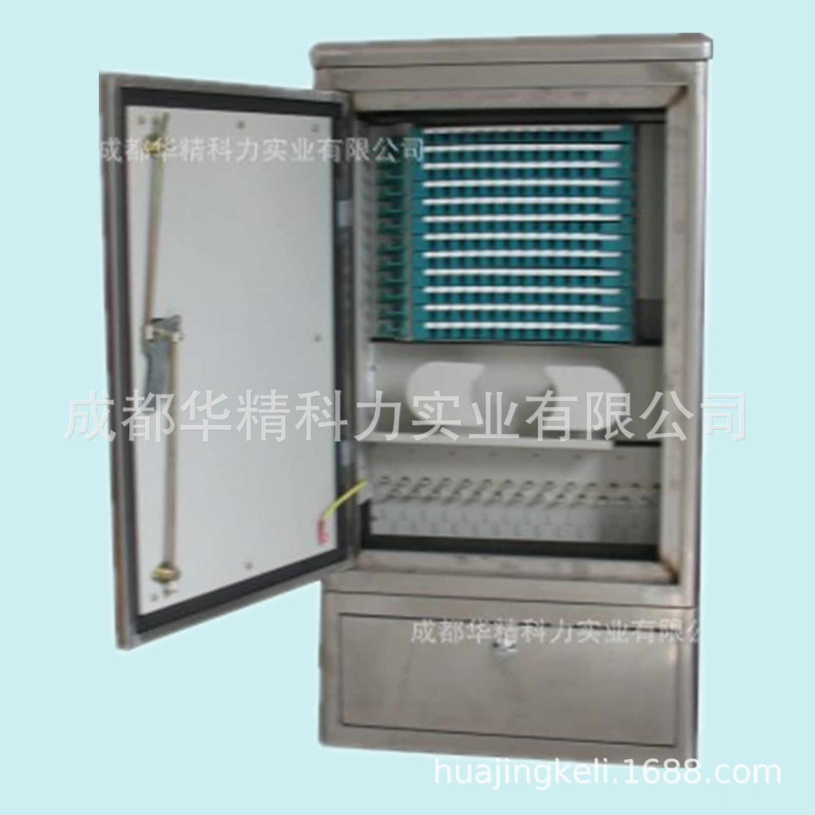 *厂家供应室外光缆交接箱 144芯不锈钢