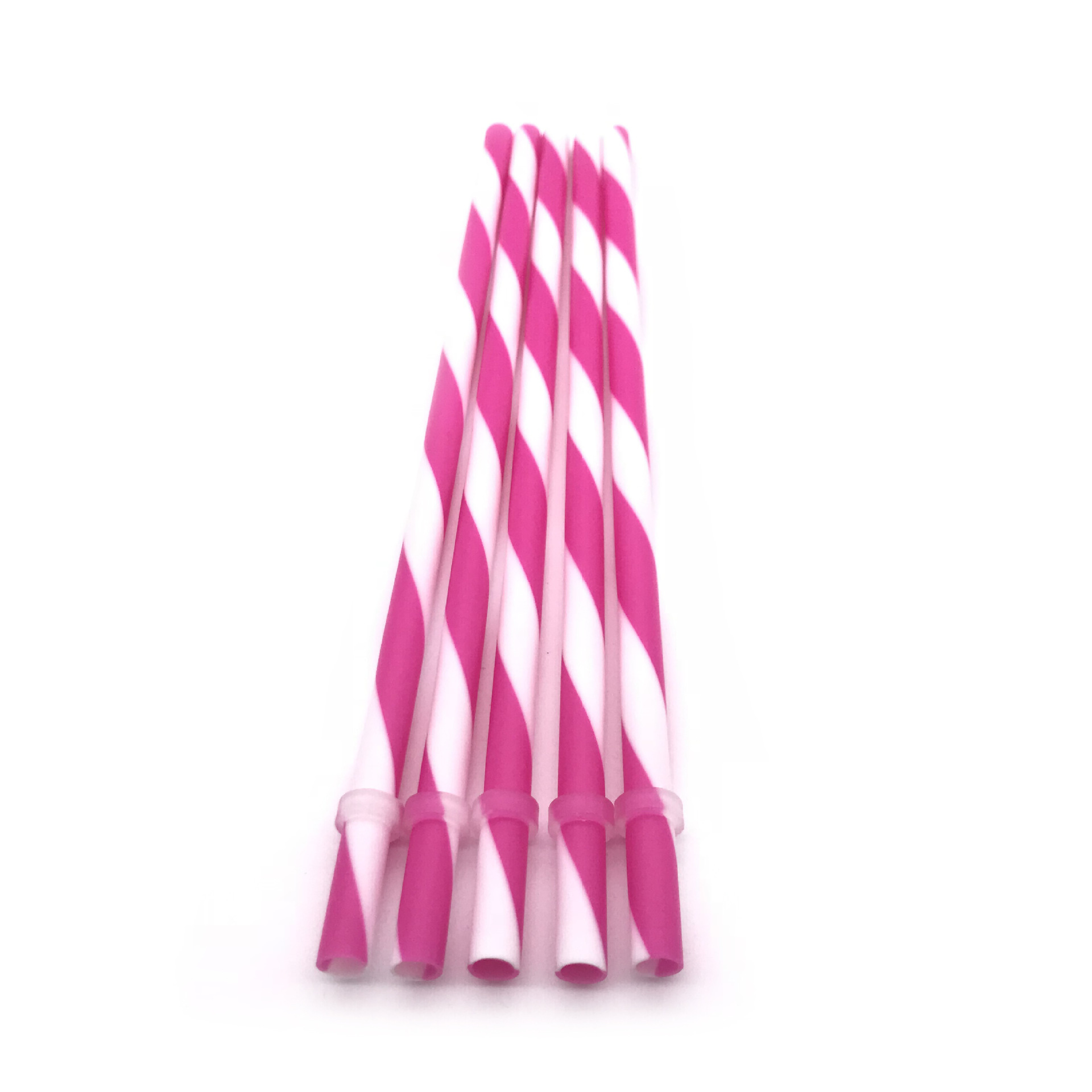 深圳厂家直销精美PP双色扭纹注圈吸管 颜色可选