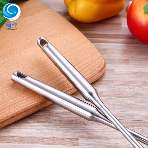 304 Hollow Handle Soup Bowl Soup Spill-Proof Thickened Stainless Steel Hot Pot Spoon Insulated Handle Gift Kitchen Utensil Custom Logo