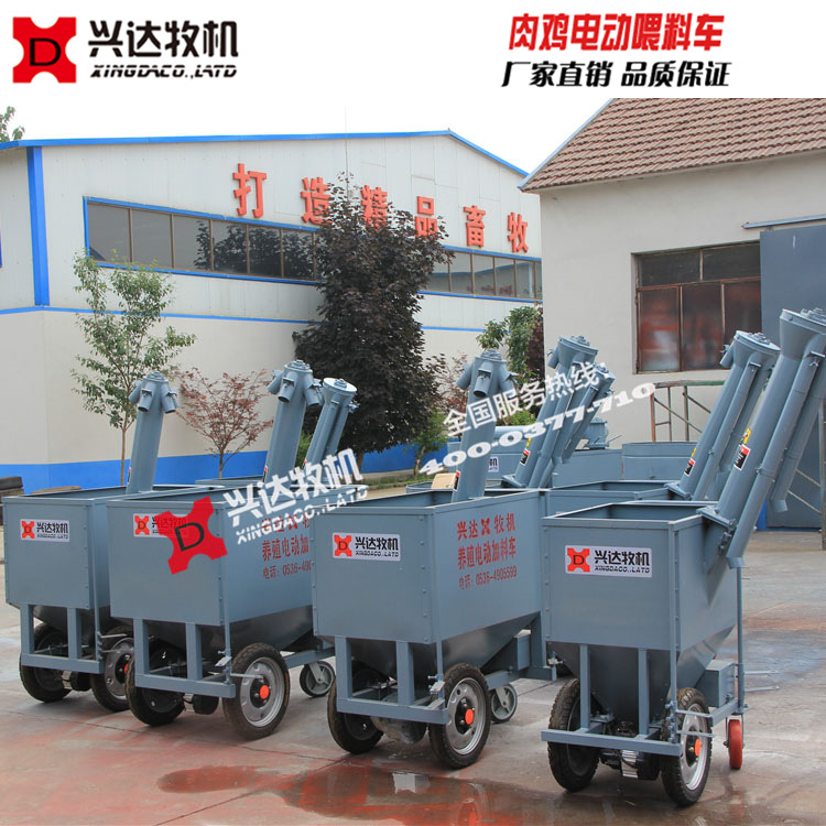 手推式蛋鸡喂料机  精品养鸡设备 厂家直销 省时省力