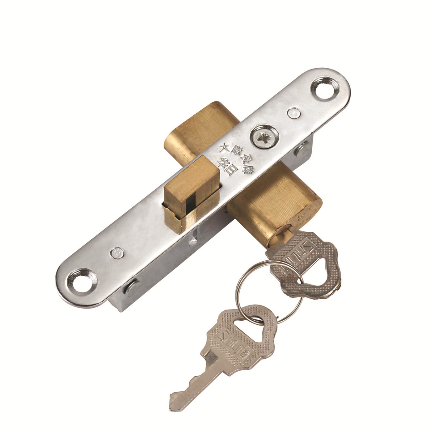 Industria de la cerradura del sur de China Huari marca aleación de aluminio HR-554 de bloqueo de la puerta de aleación de aluminio cerradura de mortaja cerradura de vidrio cerradura de tierra