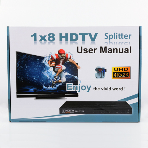 Cross-border HDMI splitter one into eight 4K series HDMI one into eight out TV store monitoring multi-screen display