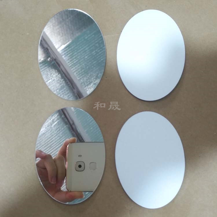 厂家供应PVC塑料片 背面喷漆亚克力镜片 定做椭圆形亚克力镜片
