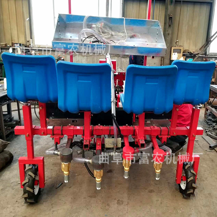 2行4行花卉树苗移栽机牡丹月季移植苗机块状类作物移栽机