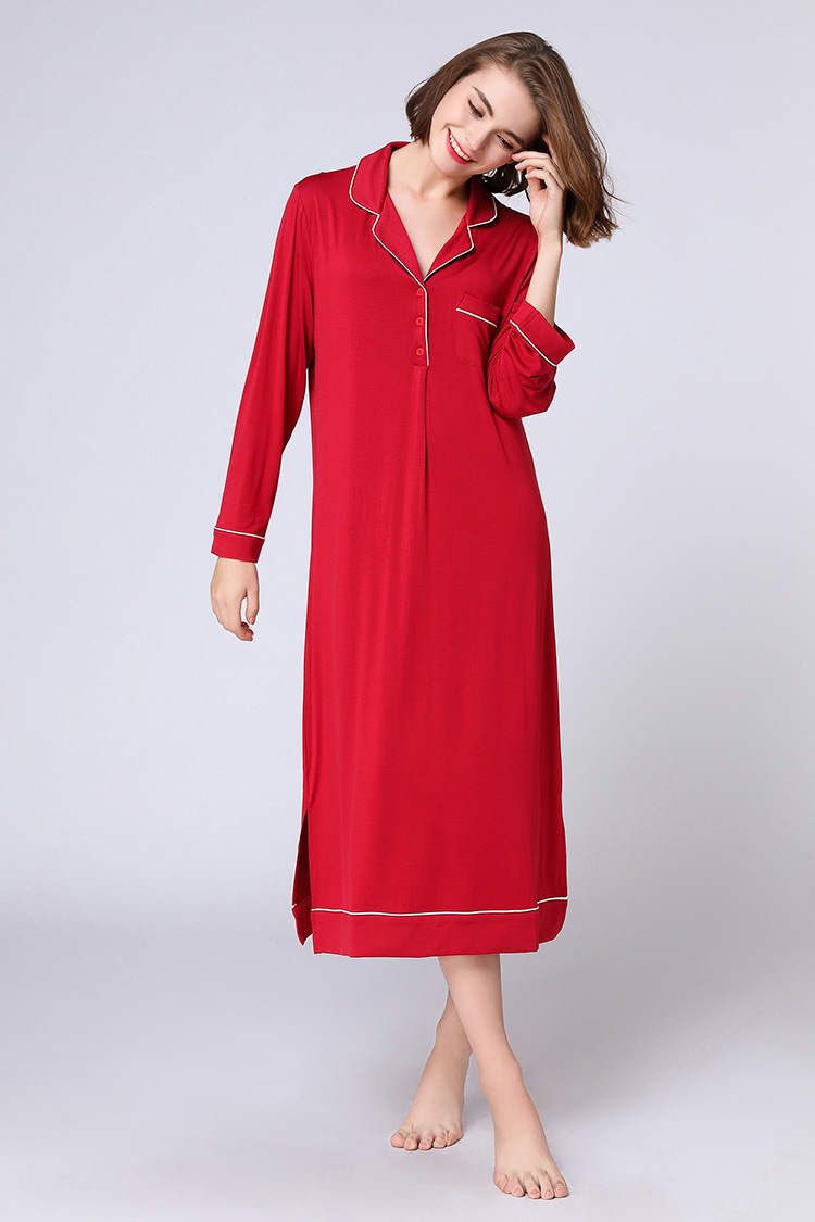 Chemise de nuit Jupe longue en Modal - Ref 3367632 Image 21