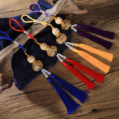 Gold foil gourd Perfume Car hitch vehicle new pattern Double spike gourd Pendant customized Jewelry store gold Monopoly gift