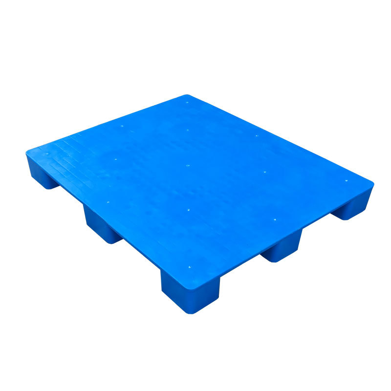 厂家直销1210平板九脚托盘1200*1000*140塑料栈板 PE塑料托盘