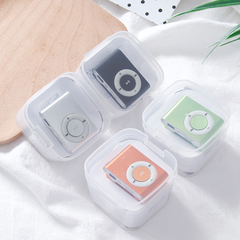 无屏金属插卡夹子MP3铁夹迷你运动跑步学生mp3随身听音乐播放器|ms