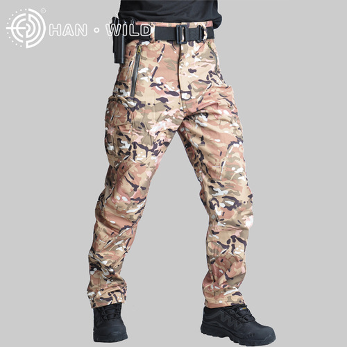 Hanye Outdoor Sports Fleece Sharkskin Softshell Hiking Pants for Men and Women, Factory Sales