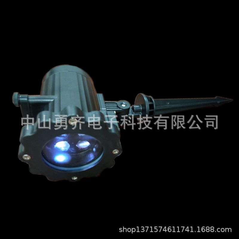 LED插卡動畫燈 圖案投影燈 圣誕萬圣裝飾燈 雪花燈 戶外草坪燈