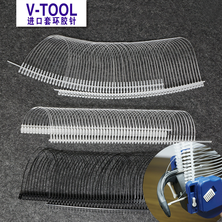 进口吊牌枪 服装吊牌枪枪打子母扣枪 自动套环枪 打标枪 代替手穿详情图10