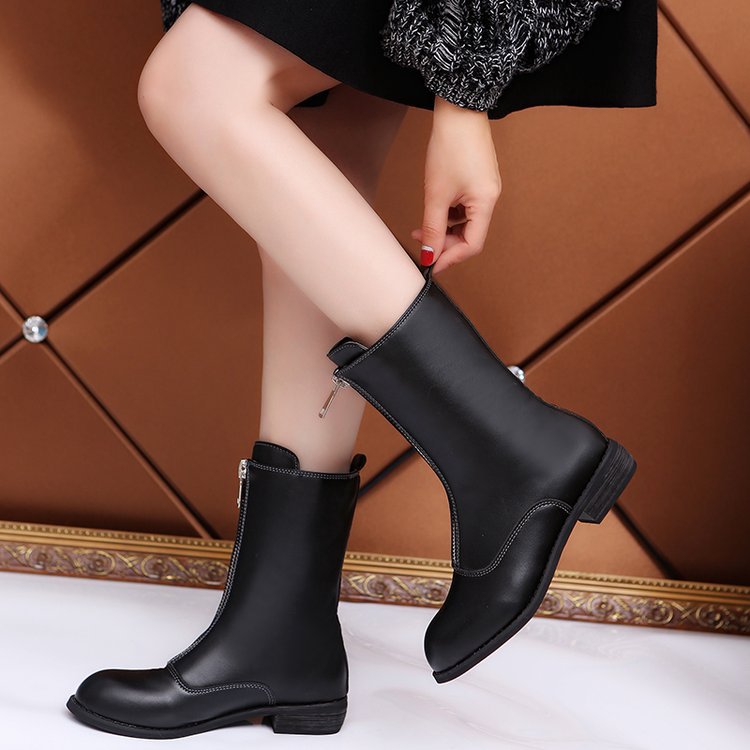 Bottes femme en PU artificiel - Ref 3355820 Image 36