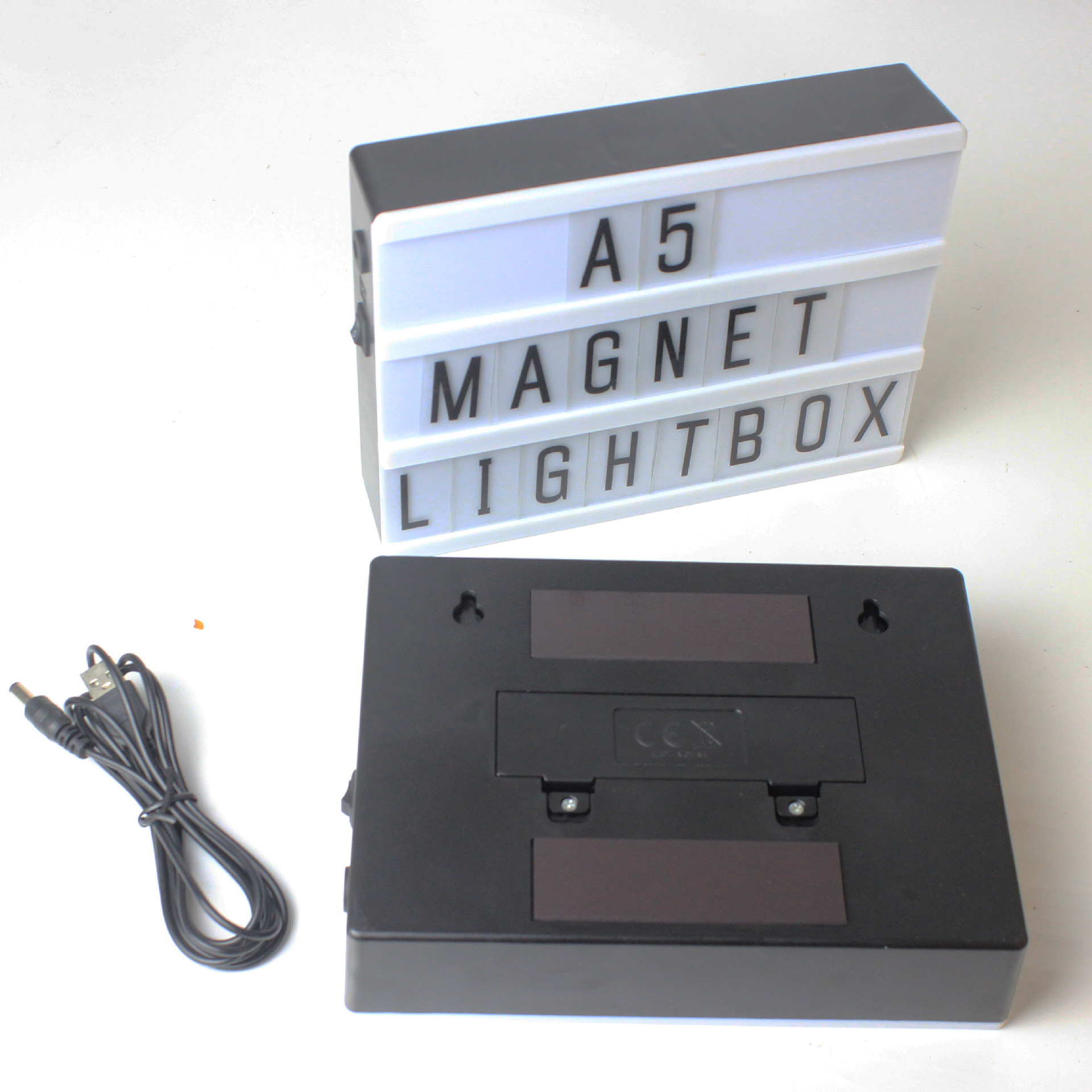 A5三行带磁性 90个字母led灯箱 diy light box 字母发光led灯箱-阿里巴巴