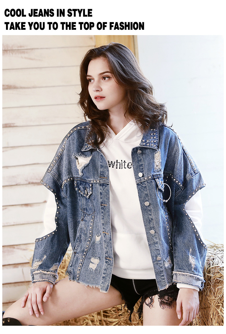 Blouson femme CARTE DES POISSONS en Cow-boy - Ref 3322033 Image 30