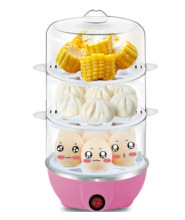 厂家直销21个蛋双层多功能蒸蛋器煮蛋器机 自动断电底盘发热 350W