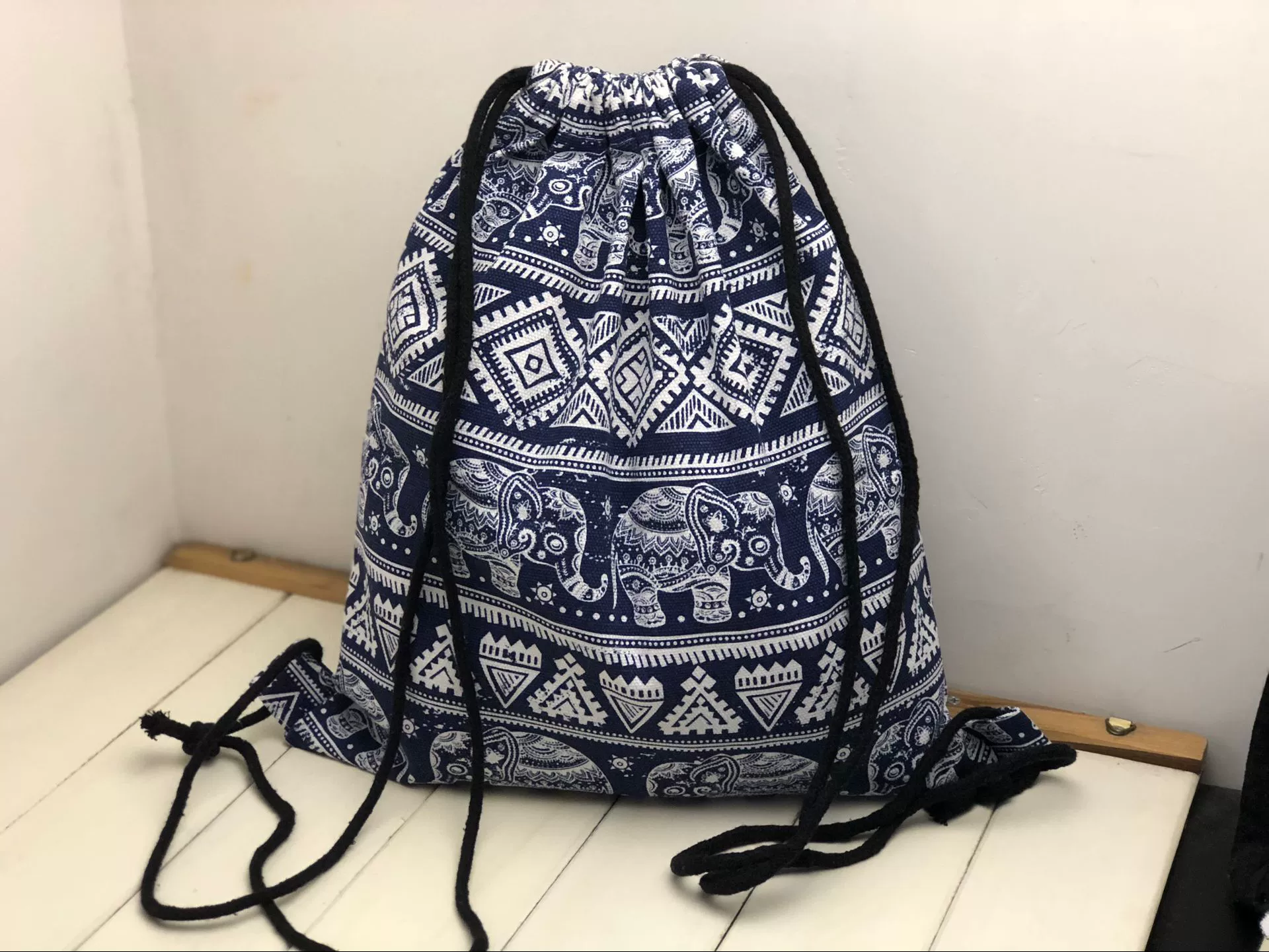 Drawstring Sports Backpack - Spacious Travel Bag for Basketball/Football, Worn on Shoulder