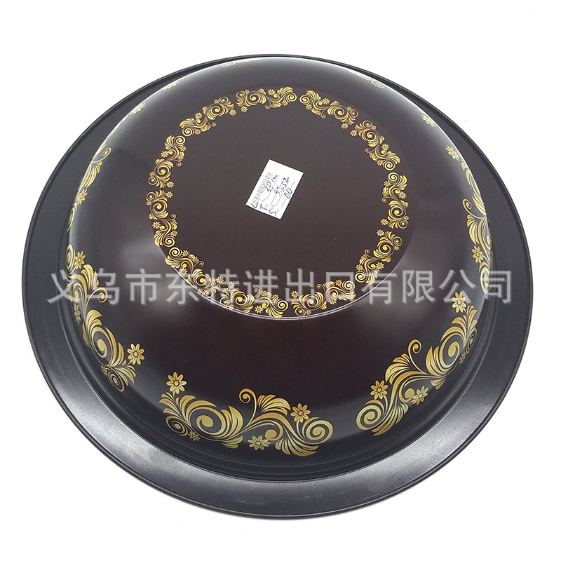水果盘创意风格家居零食糖果婚庆结婚干果坚果盘喷漆贴花带盖果盘详情图8