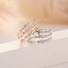 Fashionable adjustable ring, jewelry, accessory, Japanese and Korean, wholesale