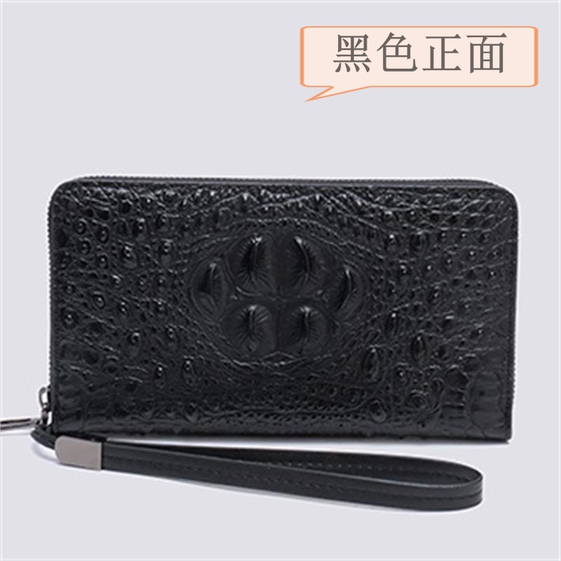 Manufactor Direct selling man clutch bag cowhide business affairs Handbag Crocodile print Grab bag multi-function wallet customized