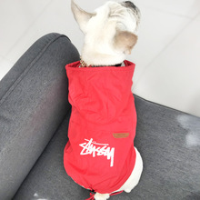 Nhà máy trực tiếp mùa hè mới Teddy vật nuôi mèo quần áo lụa mưa trùm đầu chống nắng quần áo chân quần áo chó triều Trang phục chó