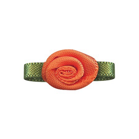 Accesorios de flores de Yao Ming DIY accesorios para el cabello hechos a mano hoja de una palabra 4 puntos revés flor ropa interior Decoración Accesorios cinta pequeña flor