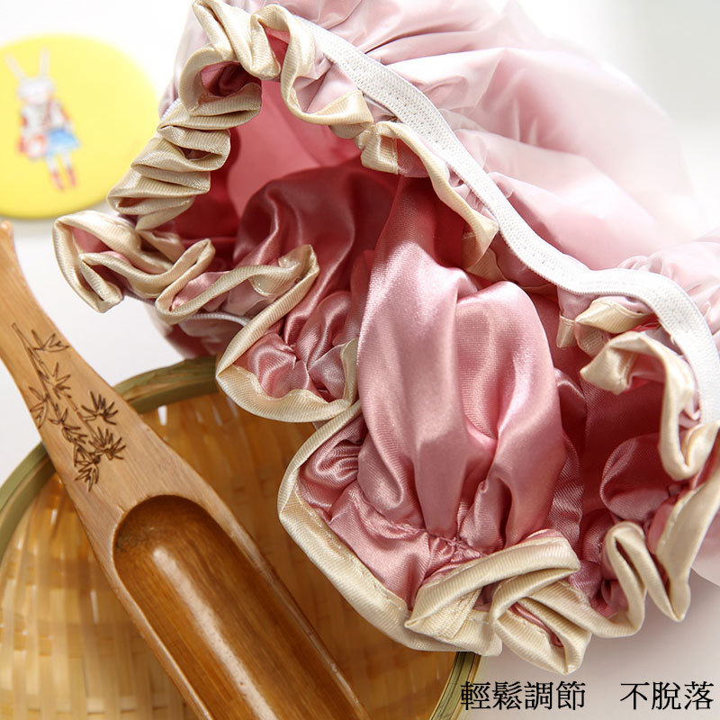 Gorro de ducha impermeable extra grande de doble capa para hombres y mujeres adultos gorro de baño ducha cocina a prueba de aceite a prueba de humo