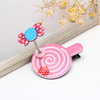 Children's cartoon fruit hair accessory, cute hairgrip with bow for princess, Korean style