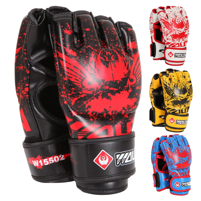 Перчатки для бокса для взрослых, мешок для тренировки, утолщение, без пальцев