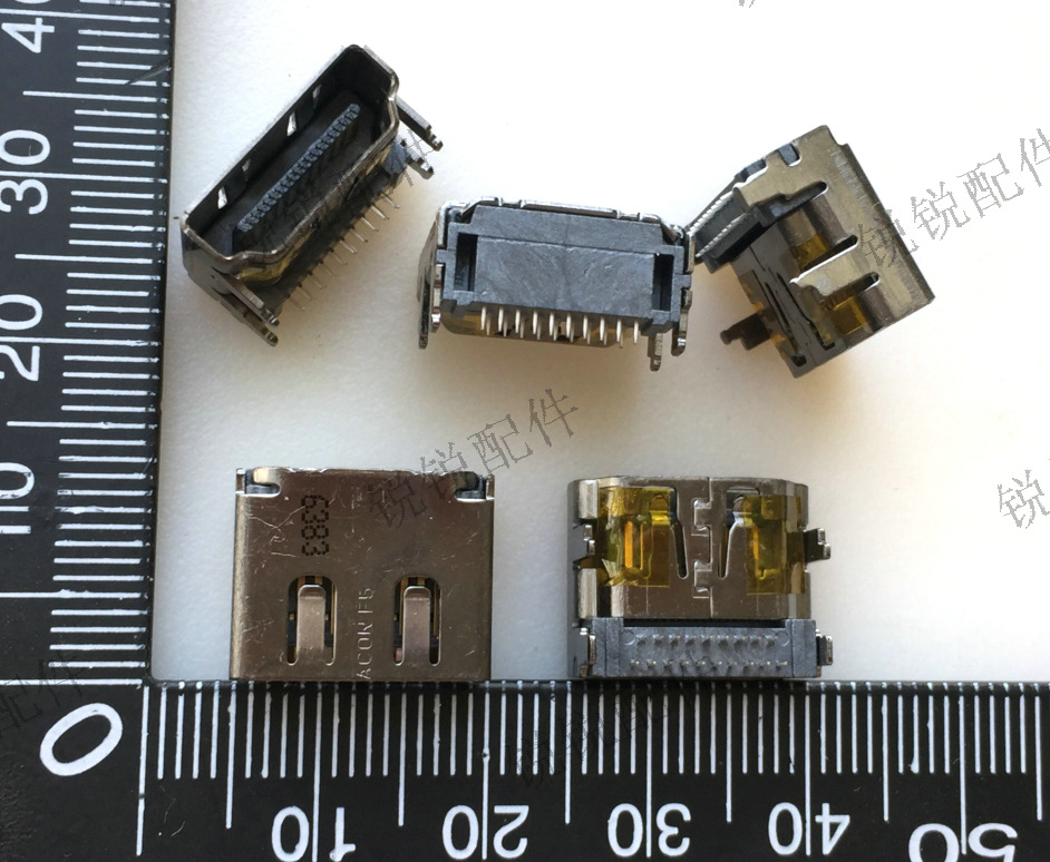 Imported HDMI 19P Maternal Lapture Computer HD Interface socket 90…