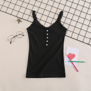 Lace sexy base vest sleevless, V-neckline, lace dress, strap bra