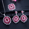 High-end set, jewelry, necklace, ring, earrings, Aliexpress, ebay, Amazon, 3 piece set, European style