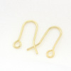 Copper earrings handmade, 14 carat, Korean style, simple and elegant design