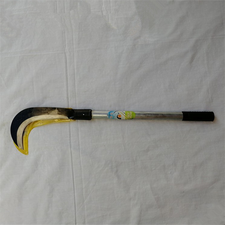 厂家丰达牌园林刀镰刀镀锌管勾刀铁管长柄砍柴刀花枝刀锰钢农用刀