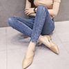 Nine points jeans high waist spring new products tight fitting