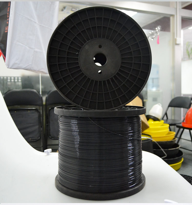 出售黑色4.5PET聚酯塑钢绳强度高不易断裂价格合理 聚酯塑钢绳