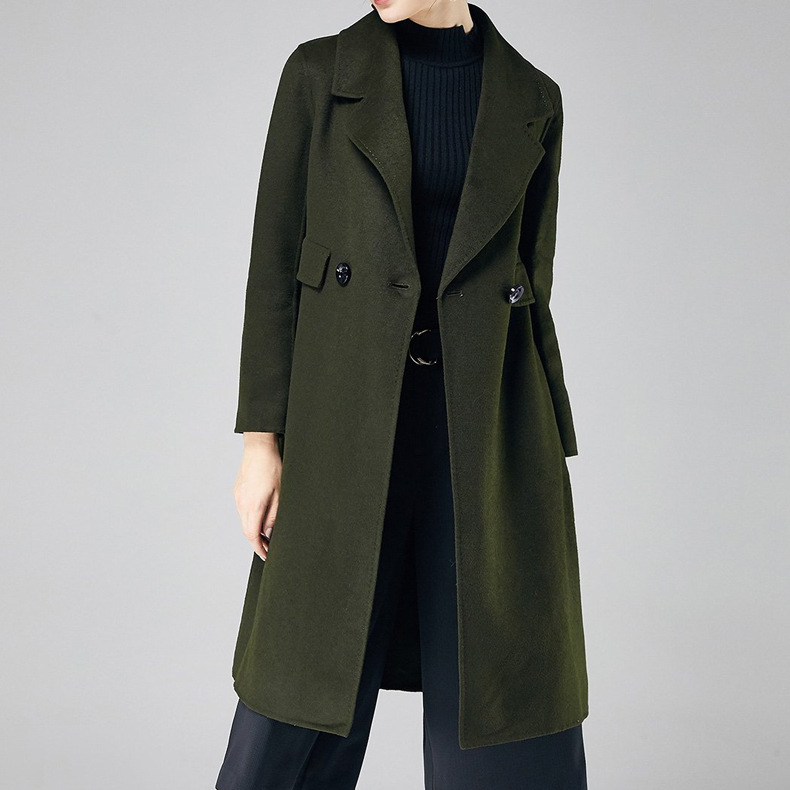 Ancient Wood Evening Sheep Winter Fashion Large Size Women's Wool Coat Women's Mid-length Woolen Women's Coat Ancient Wood Evening Sheep Winter Fashion Large Size Women's Wool Coat Women's Mid-length Woolen Women's Coat