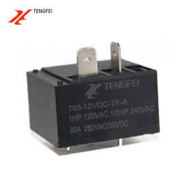 供应T93继电器30A 4脚常开DC12V TF2160-1A-12DE大功率15F继电器